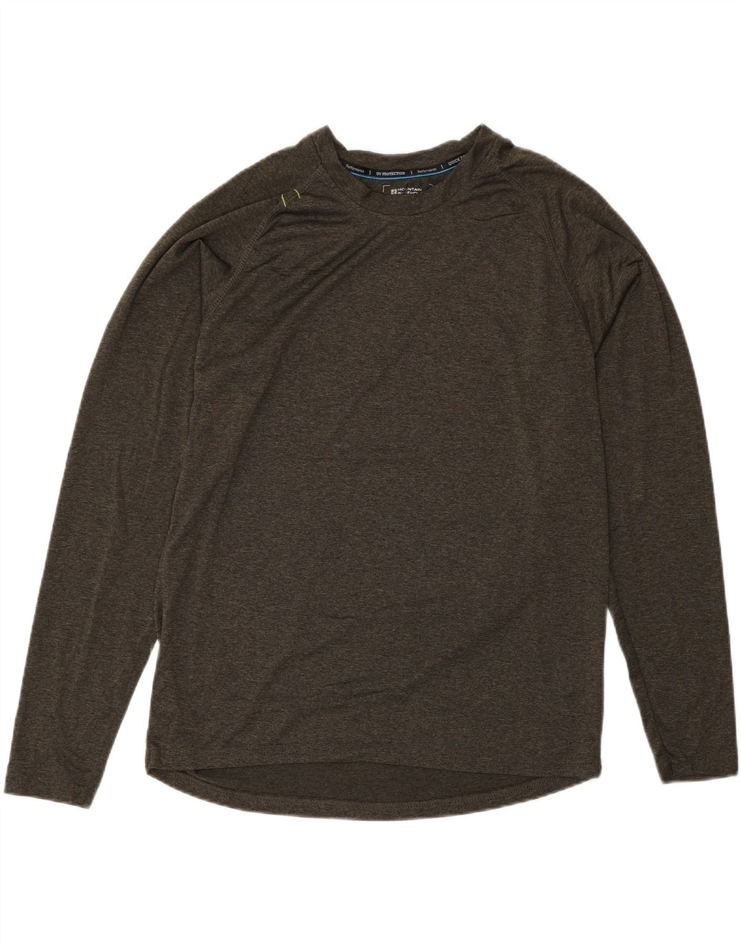 Mountain Warehouse Top IsoCool da uomo a maniche lunghe medio cachi chiazzato