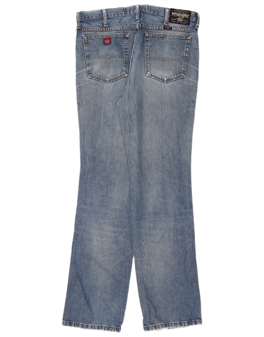 Jeans dritti da uomo WRANGLER W36 L34 cotone blu