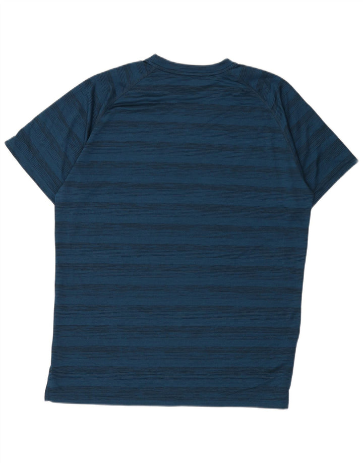 PUMA T-shirt da uomo Top grande a righe blu navy