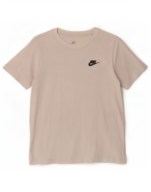 T-shirt Nike Ragazzo Top 12-13 anni Large Bianca in cotone