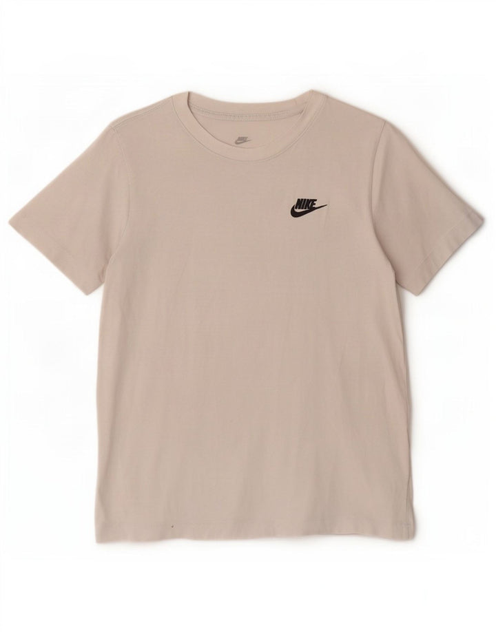 T-shirt Nike Ragazzo Top 12-13 anni Large Bianca in cotone
