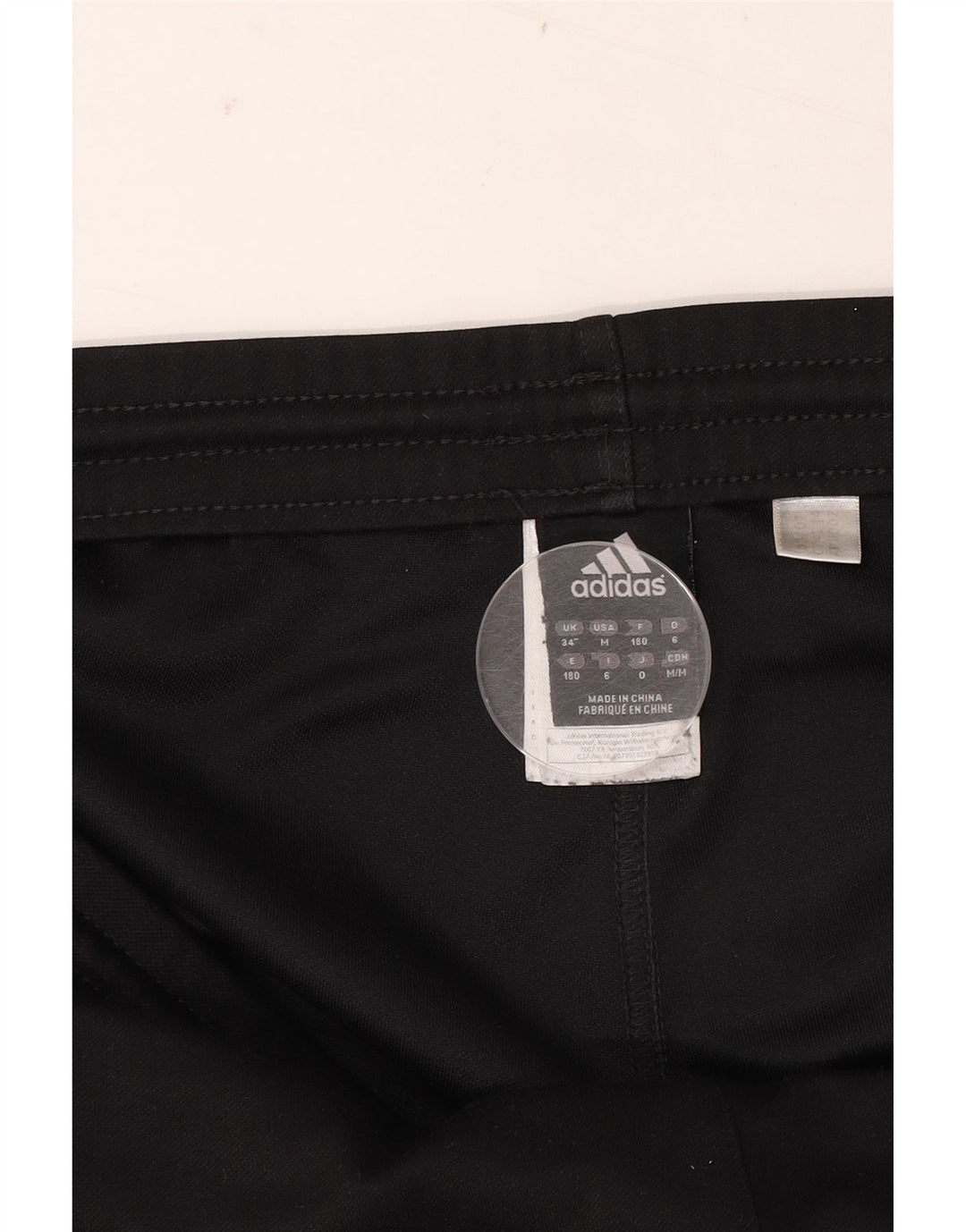 Pantaloni da tuta Adidas Climalite Graphic da uomo, grandi, in poliestere nero