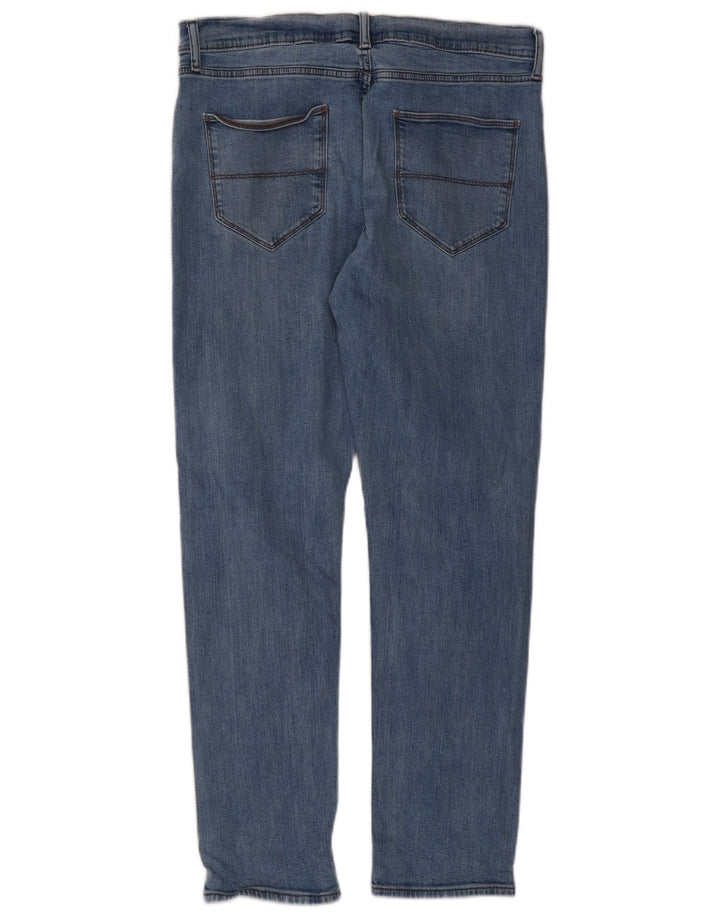 Jeans slim da uomo Marks & Spencer W34 L31 cotone blu