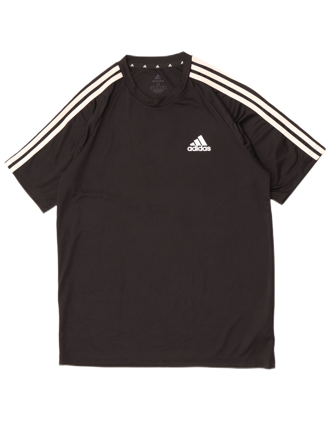 T-shirt Adidas Aeroready da uomo, media, in poliestere nero