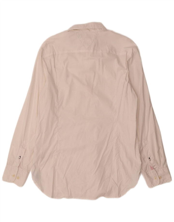 Camicia da uomo Regular Fit Tommy Hilfiger in cotone bianco medio