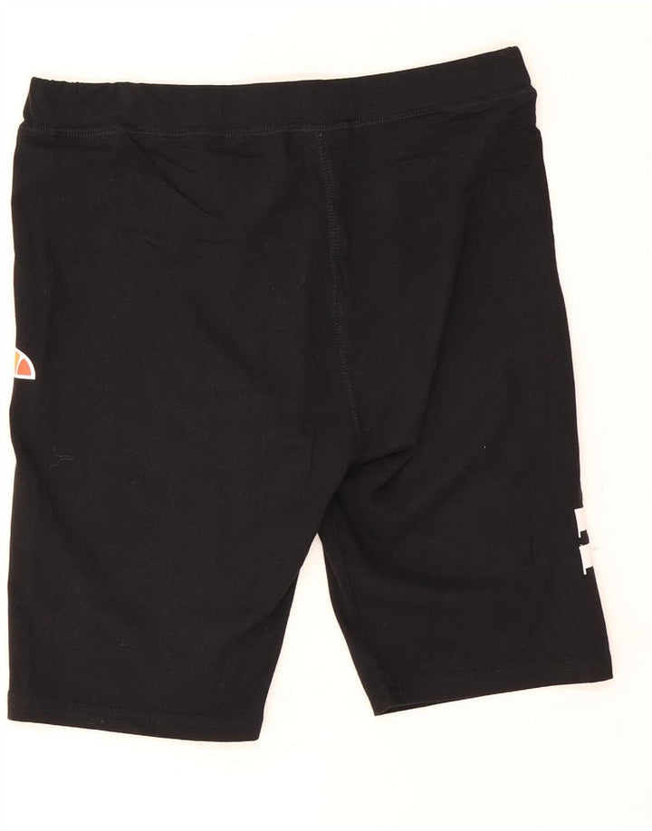 Pantaloncini sportivi grafici da donna Ellesse UK 14 cotone nero medio