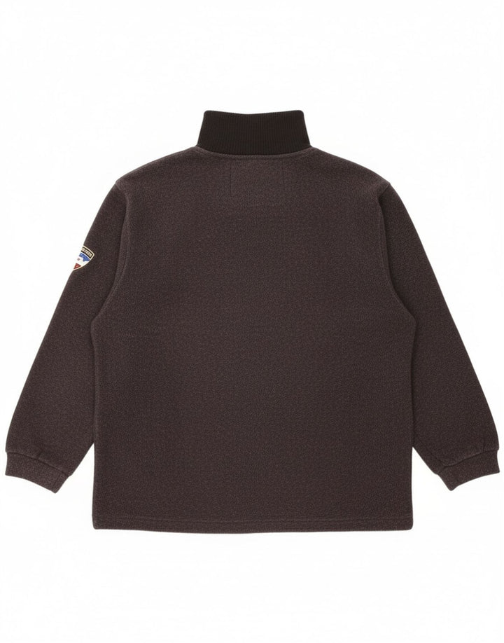 Felpa da uomo con collo con zip Cape Horn, maglione XL, poliestere nero