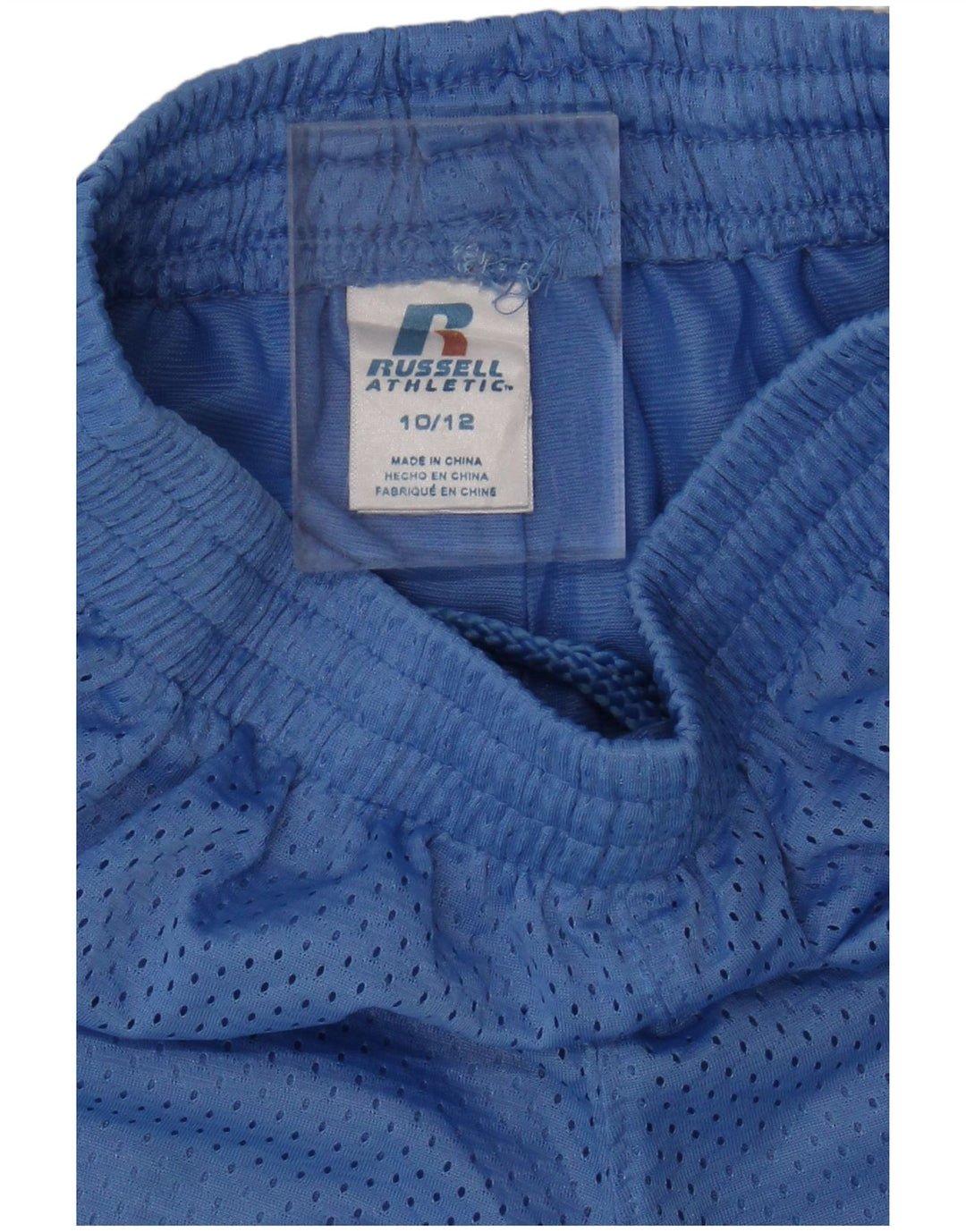Pantaloncini sportivi da ragazzo Russell Athletic 10-11 anni in poliestere blu