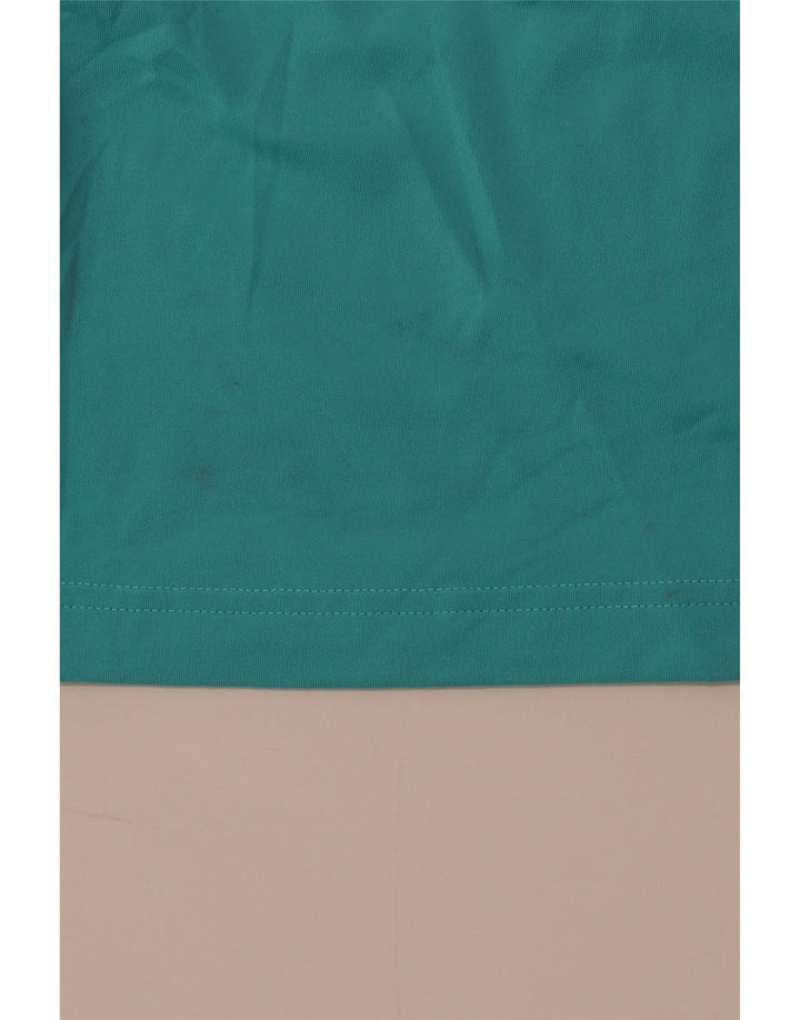 T-shirt da donna FILA Top UK 8 Small turchese poliestere