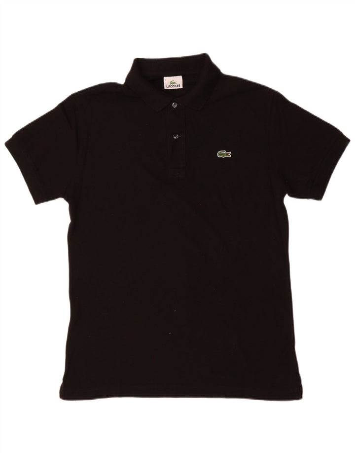 Polo da uomo LACOSTE taglia 4 media in cotone nero
