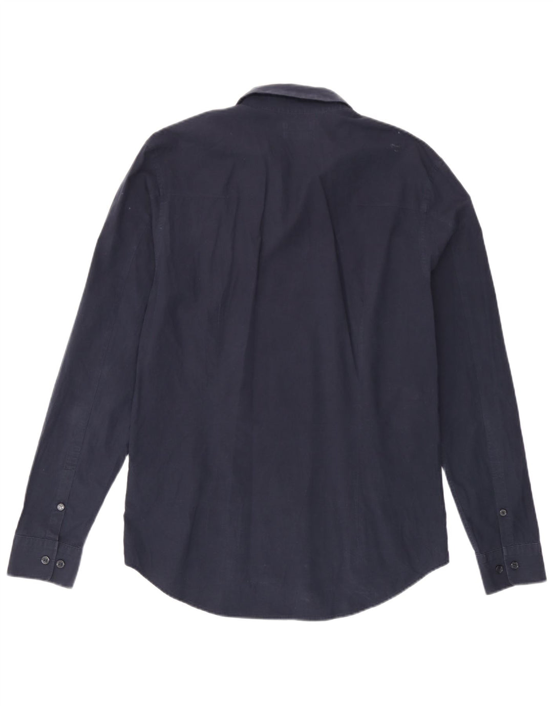 Camicia slim fit da uomo Calvin Klein Jeans in cotone blu navy medio