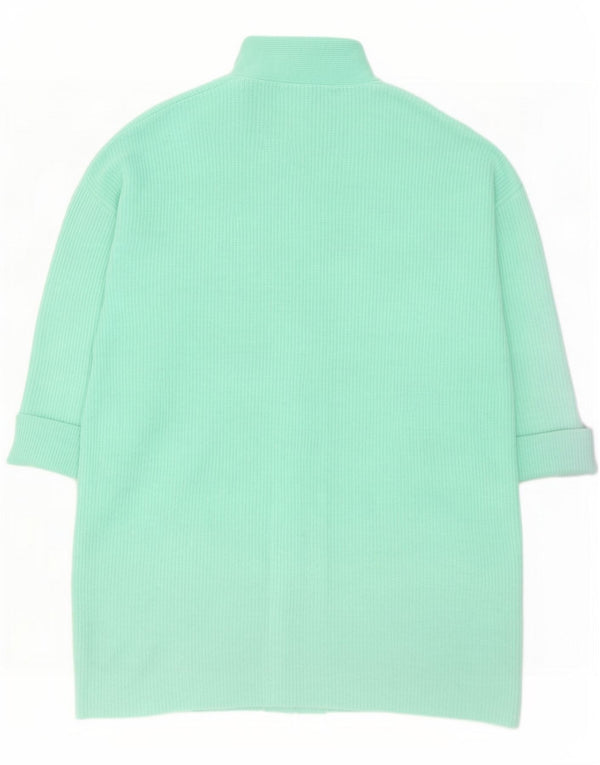 Jack Wills Maglione cardigan lungo oversize da donna UK 12 Verde medio