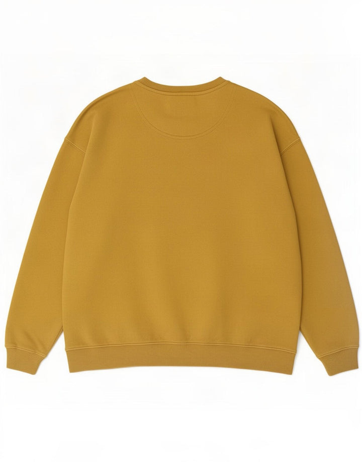 Felpa oversize da donna Fat Face UK 12 Cotone giallo medio