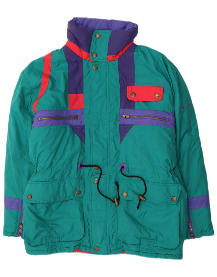 Giacca da sci da uomo Sergio Tacchini UK 38 Poliestere color block blu medio