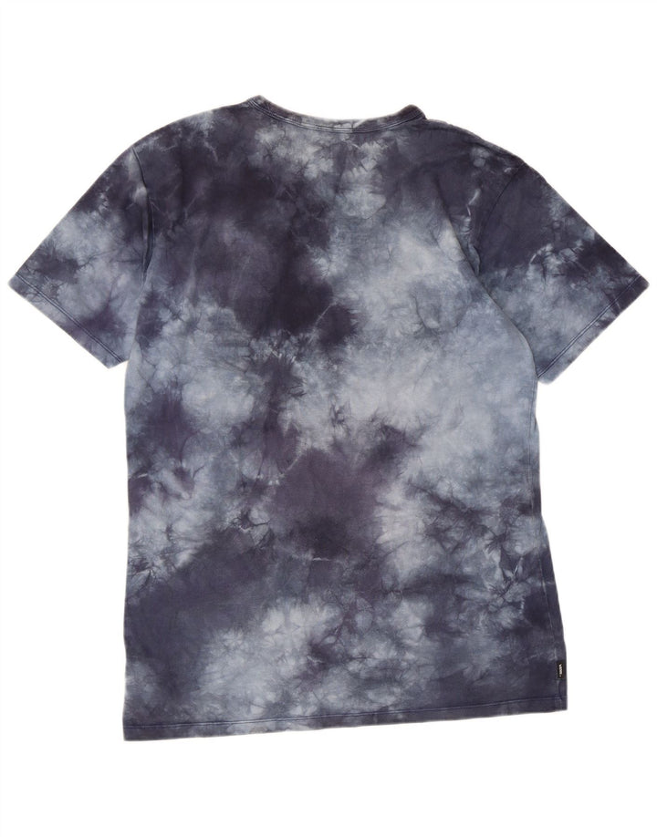 T-shirt da uomo VANS dalla vestibilità classica, top in cotone tie-dye medio blu navy