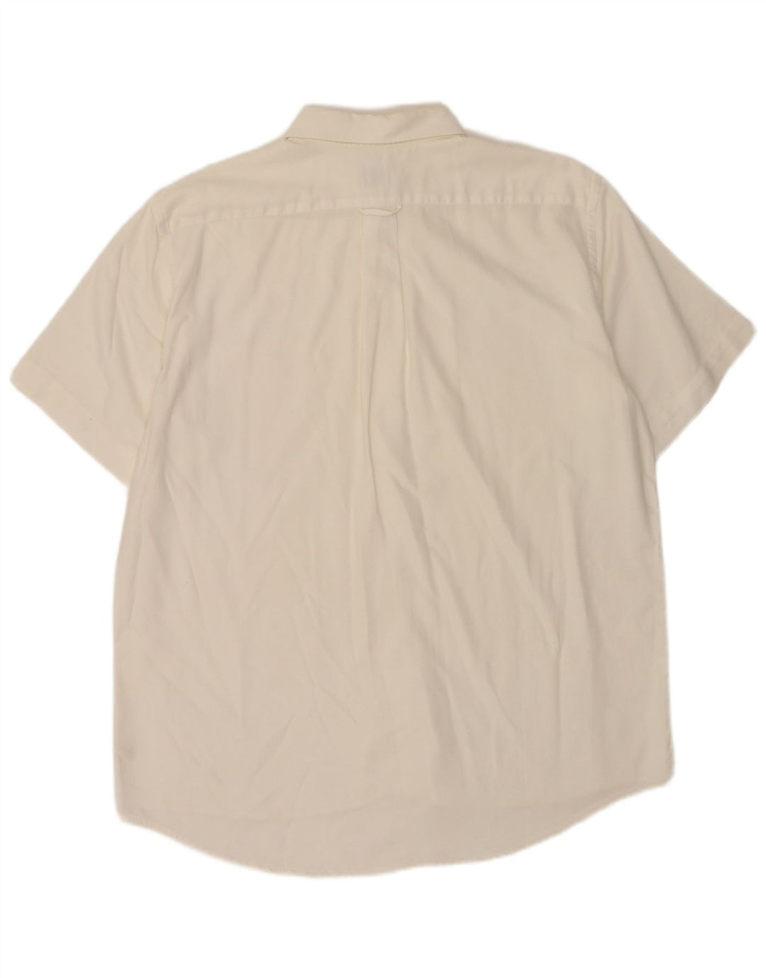 Camicia a maniche corte da uomo Lacoste taglia 42 grande cotone bianco