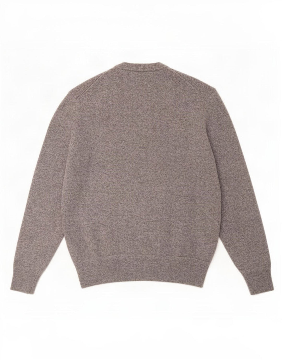Maglione girocollo da uomo Zara in lana grigio medio