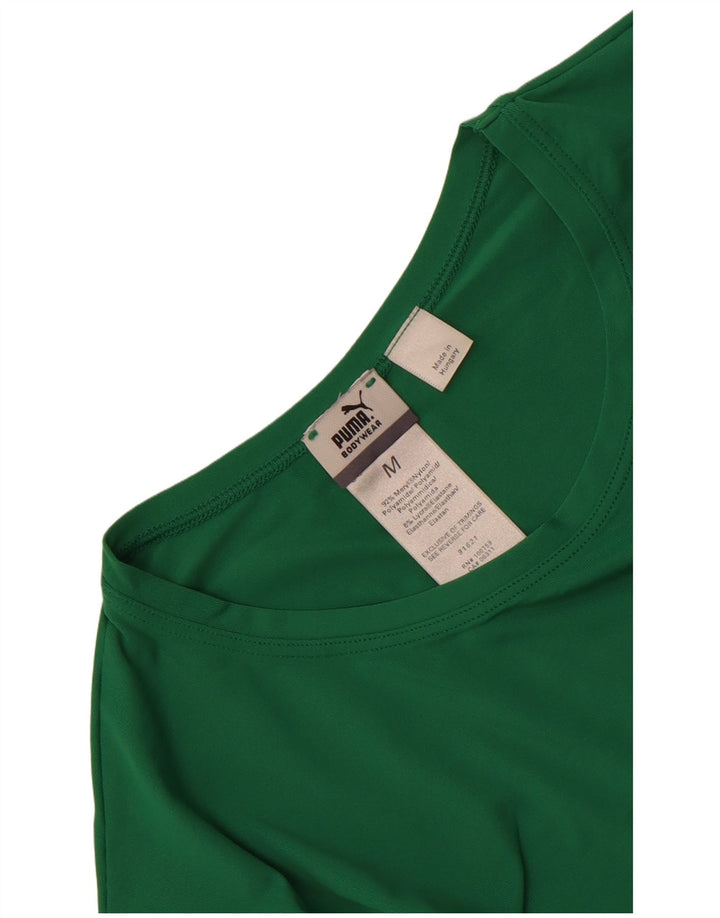 Maglia a maniche lunghe da donna Puma UK 12 nylon verde medio