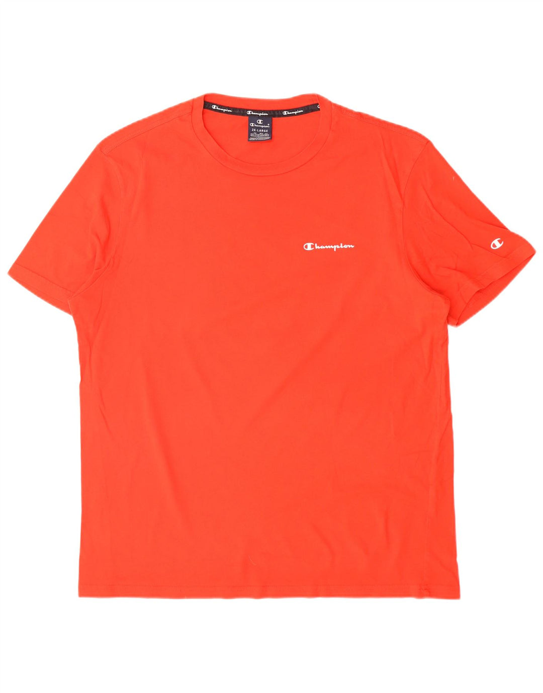 T-shirt da uomo CHAMPION Top 2XL in cotone rosso