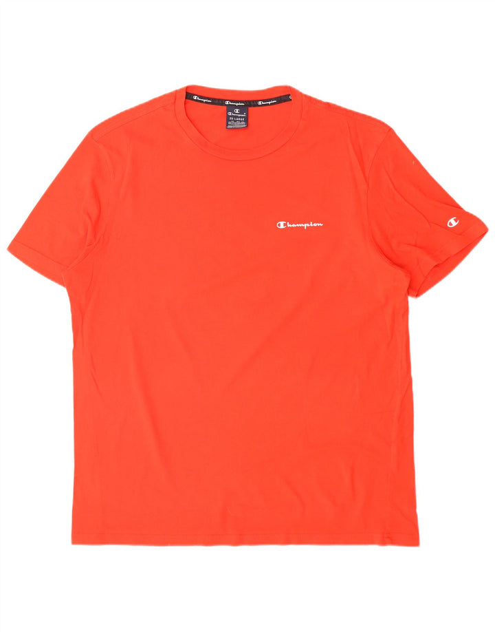 T-shirt da uomo CHAMPION Top 2XL in cotone rosso