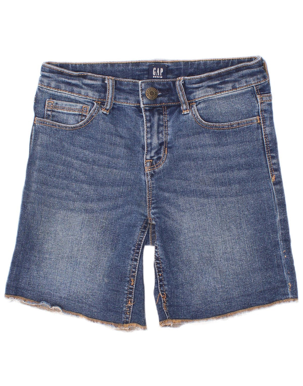 Pantaloncini di jeans Gap per ragazzi 9-10 anni W24 Blu Cotone