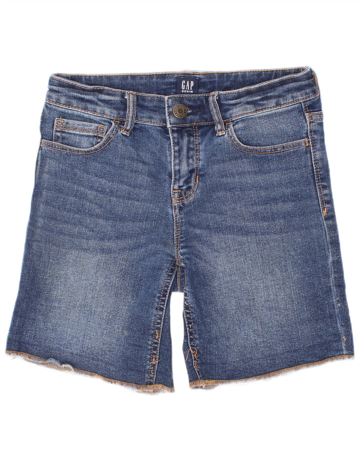 Pantaloncini di jeans Gap per ragazzi 9-10 anni W24 Blu Cotone