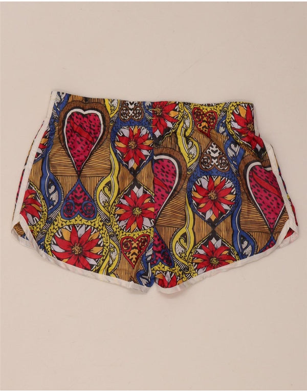 Pantaloncini sportivi Adidas Farm Rio da donna UK 8 piccoli floreali multicolori