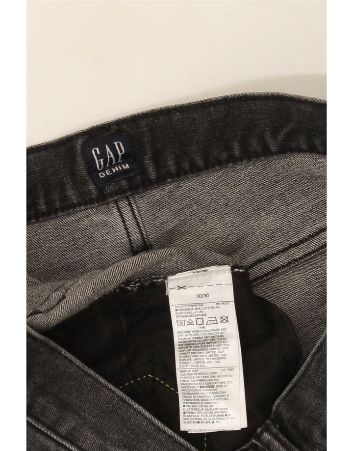 Jeans dritti da uomo Gap W30 L30 cotone grigio