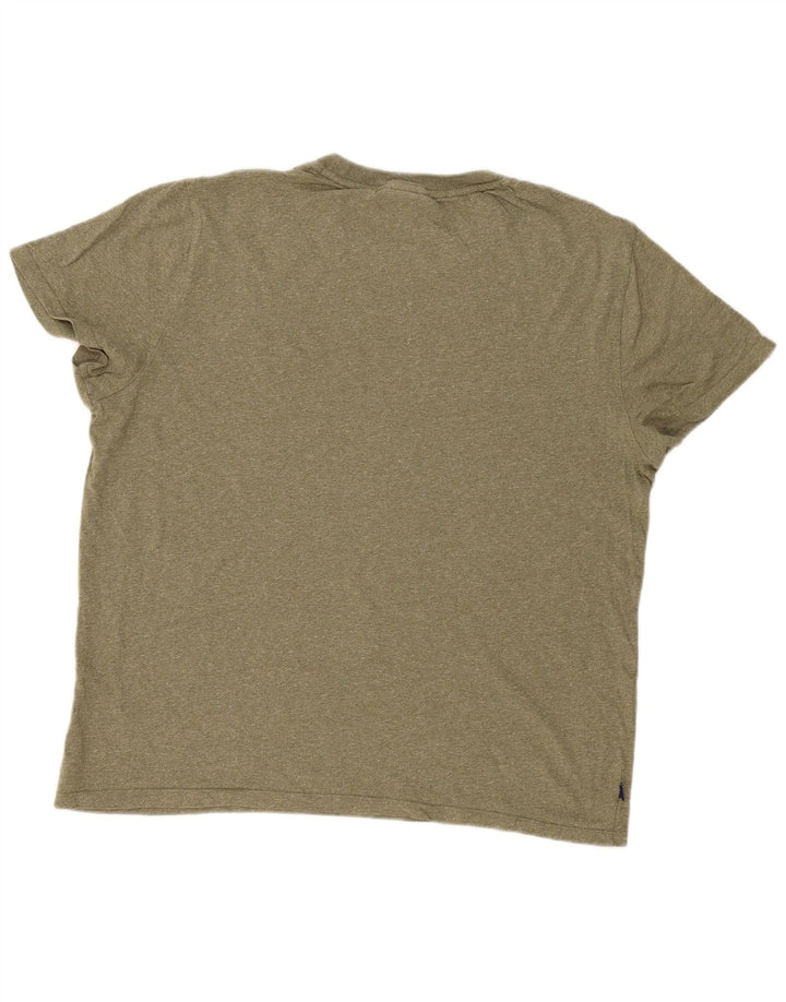T-shirt da uomo Superdry Top 2XL cotone screziato kaki
