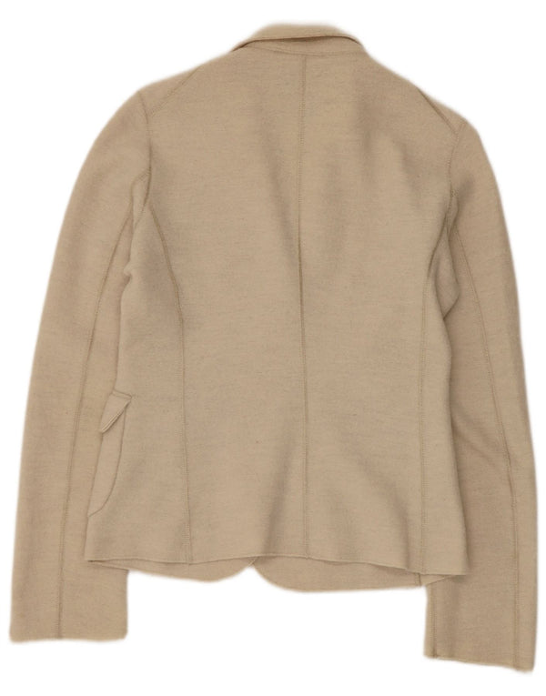 Giacca Blazer a 2 Bottoni da Donna Aspesi IT 40 Small Beige Lana