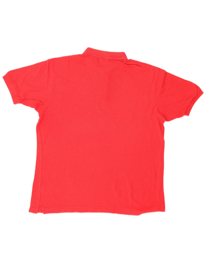 Polo da uomo Fila Large rossa in cotone