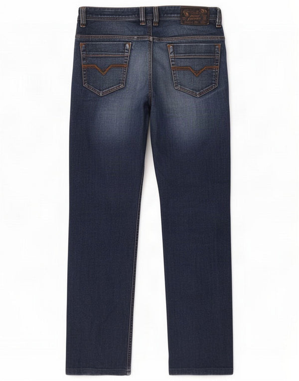 Diesel Jeans dritti Safado da uomo W30 L29 Cotone blu navy