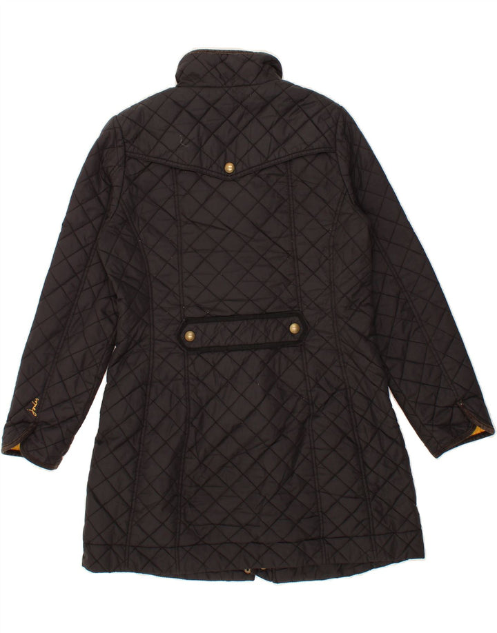 Cappotto trapuntato da donna JOULES UK 12 medio nero in poliammide