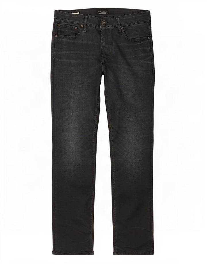 Jeans dritti da uomo Jack & Jones W32 L32 cotone blu navy