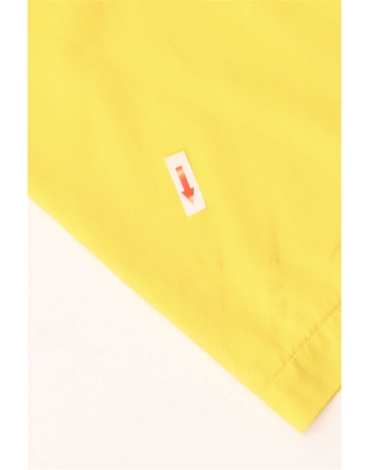 Polo Ralph Lauren Camicia pullover a maniche corte da uomo XL Poliestere giallo