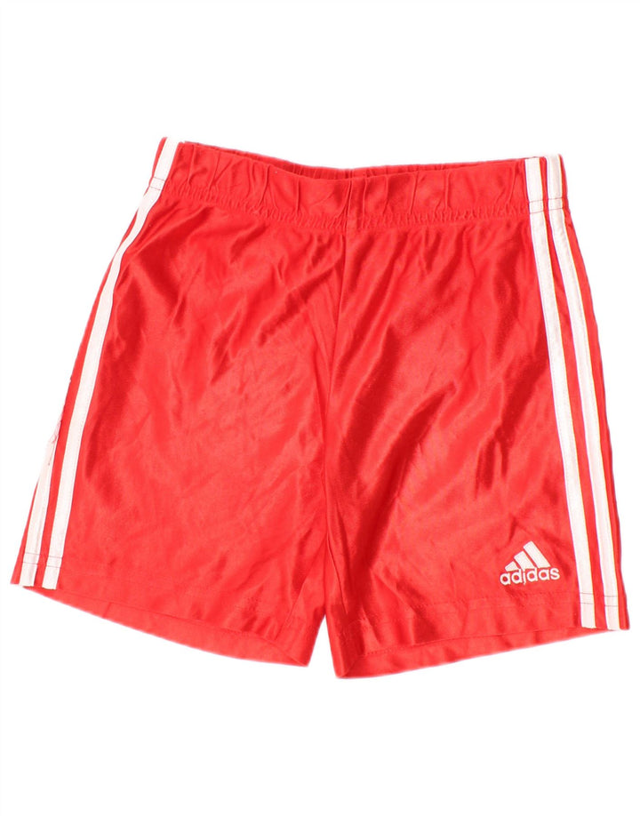 Pantaloncini sportivi Adidas da bambino 18-24 mesi in poliestere rosso