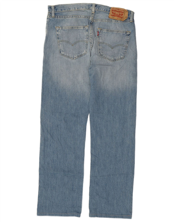 LEVI'S Jeans dritti da uomo 501 W34 L30 cotone blu