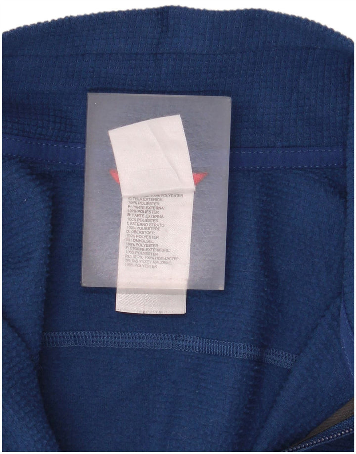 Maglione in pile da uomo The North Face con zip e collo medio in poliestere blu navy