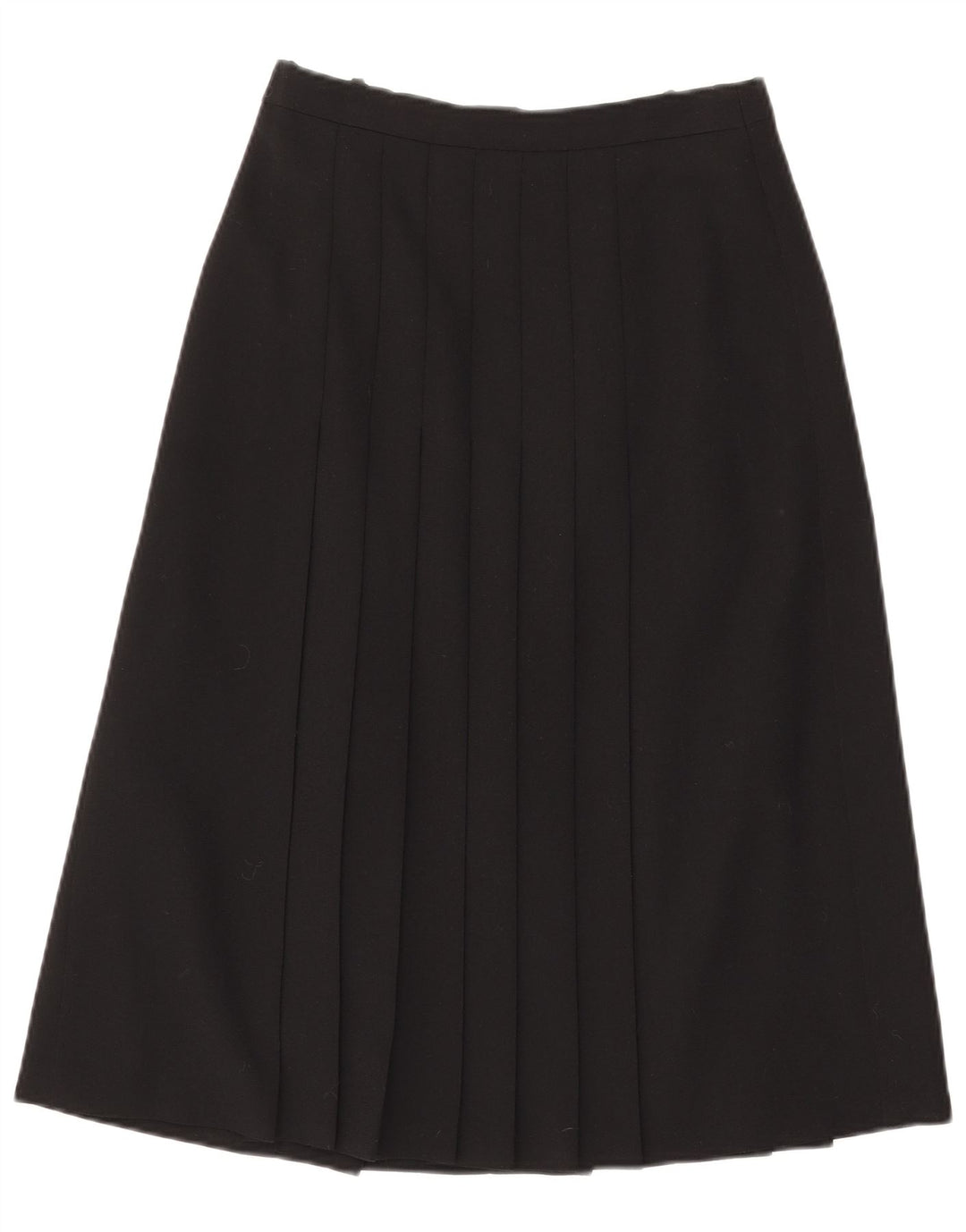 Gonna a pieghe a vita alta da donna Del Mod EU 38 Medium W27 Poliestere nero