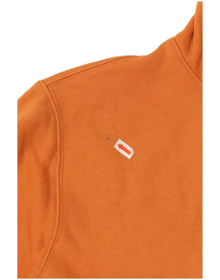 Maglione con cappuccio da uomo NIKE piccolo in cotone arancione