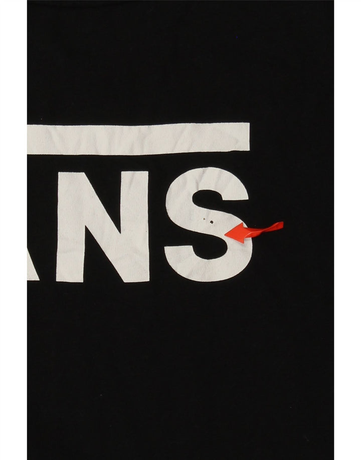 T-shirt grafica da donna VANS Top UK 12 Medium Nera