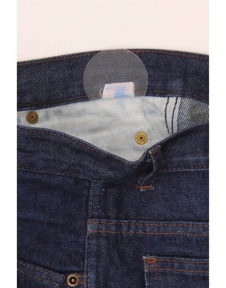 Jeans dritti da donna POP 84 W32 L29 cotone blu navy