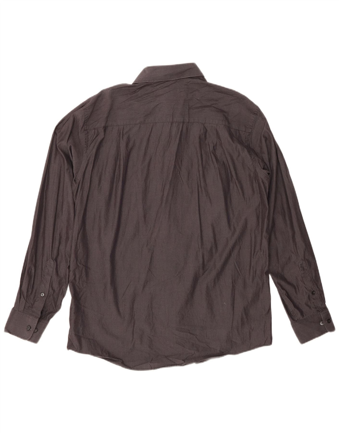 CALVIN KLEIN Camicia slim fit da uomo taglia 16 grande cotone grigio