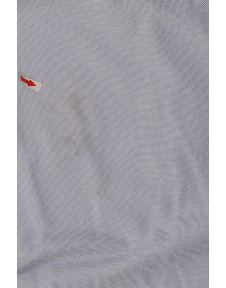 Polo da uomo Lacoste taglia 4 in cotone blu medio