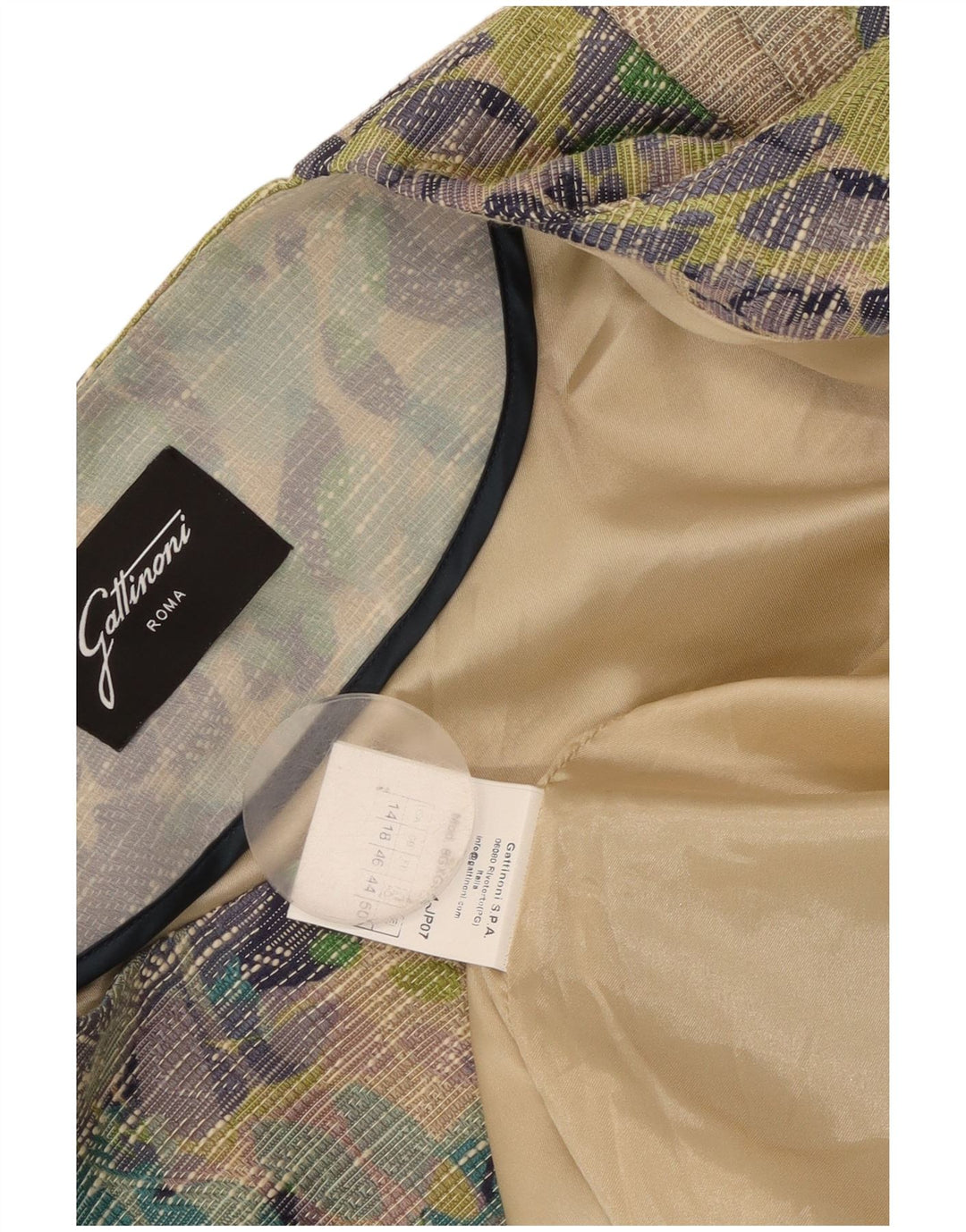Giacca Gattinoni da donna Open Blazer UK 18 XL multicolore floreale