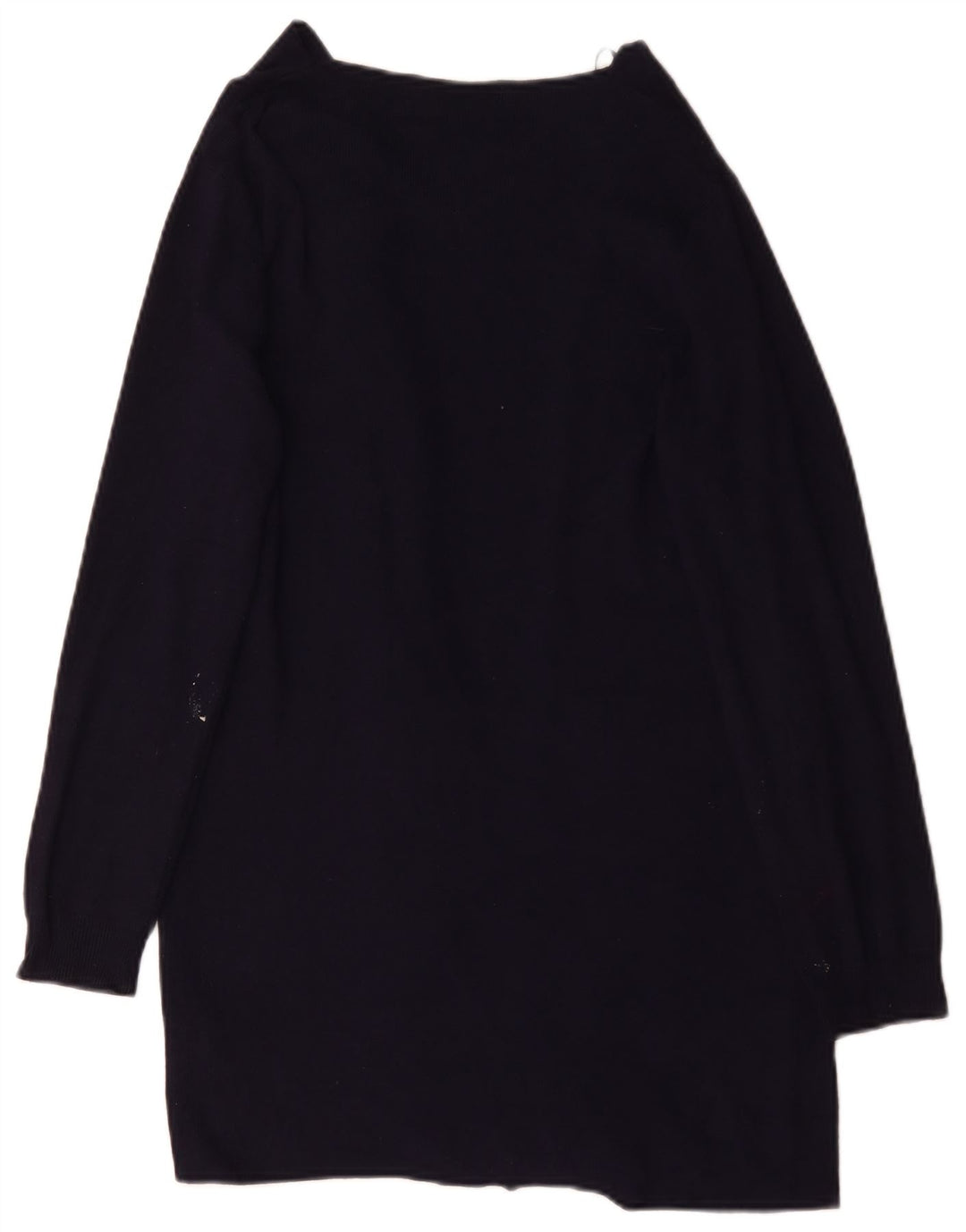 Maglione cardigan lungo da donna Marks & Spencer UK 14 medio blu navy