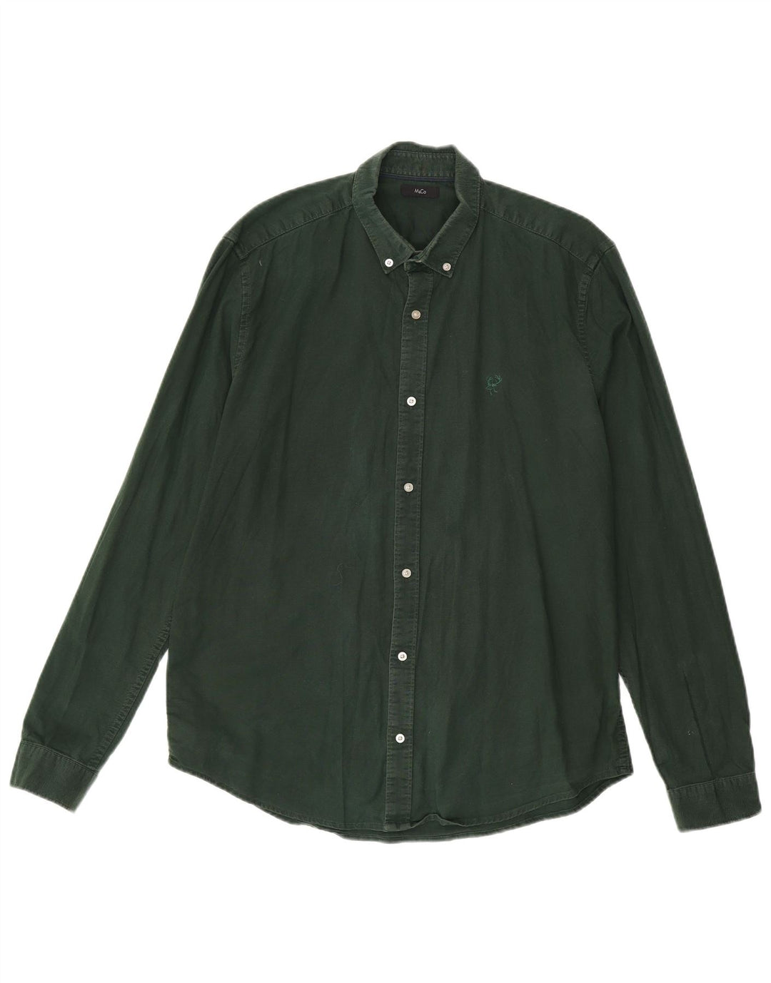 Camicia Uomo M&CO Large Verde Cotone