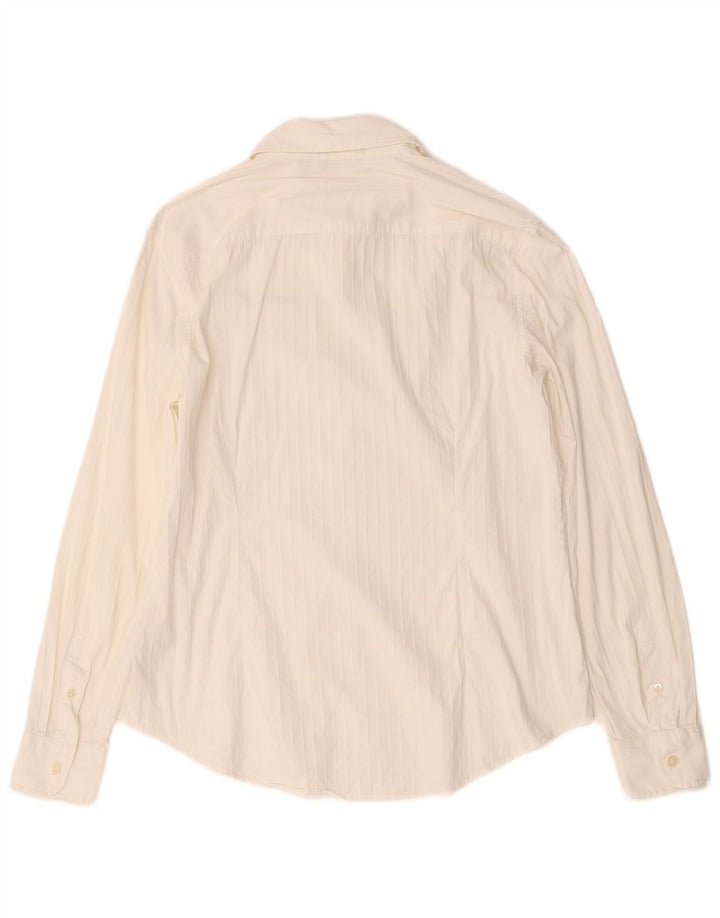 Camicia da donna Massimo Dutti EU 42 Cotone a righe grandi bianche