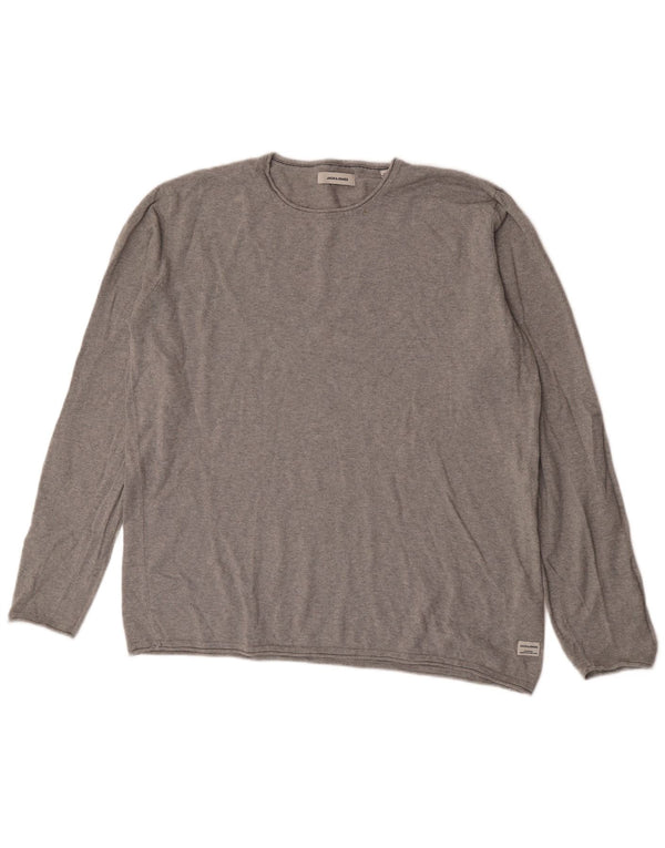 Maglione maglione girocollo da uomo Jack & Jones 2XL Grigio