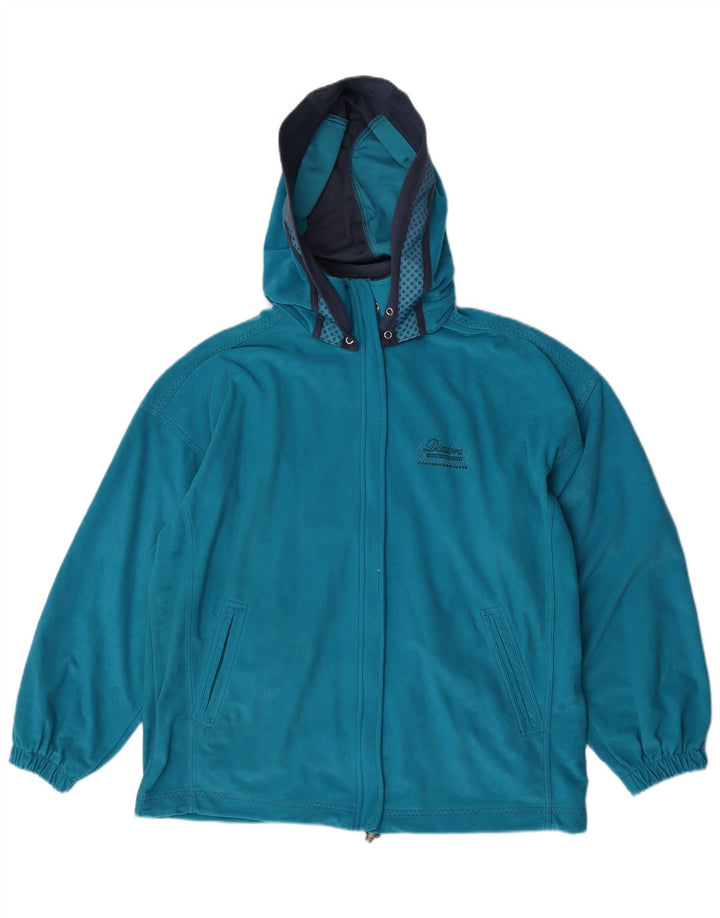 Giacca da ginnastica con cappuccio da donna Diadora UK 16 Large Blu